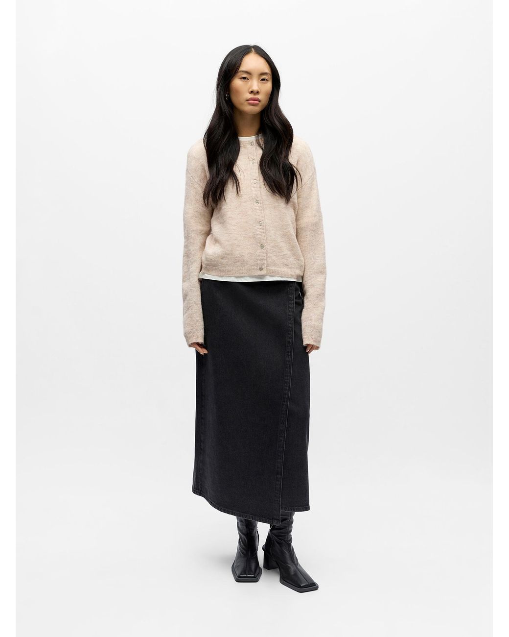 Object Natural Strickjacke Objagate