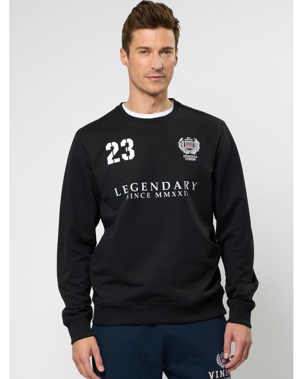 VINSON Pullover Vmriley in Black für Herren