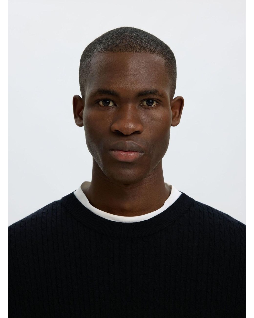 SELECTED Pullover in Black für Herren