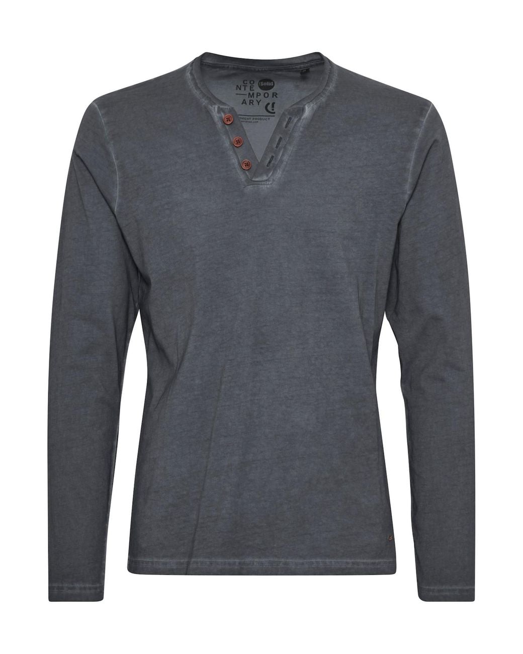 Solid Shirt Tinox in Gray für Herren