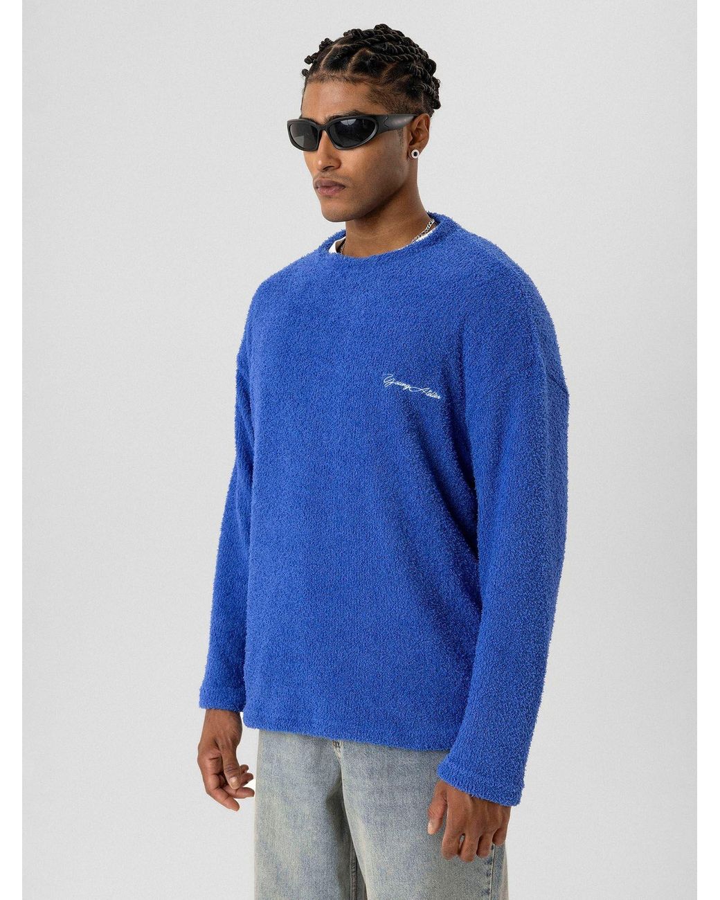 Dandalo Crew Neck Pullover in Blue für Herren