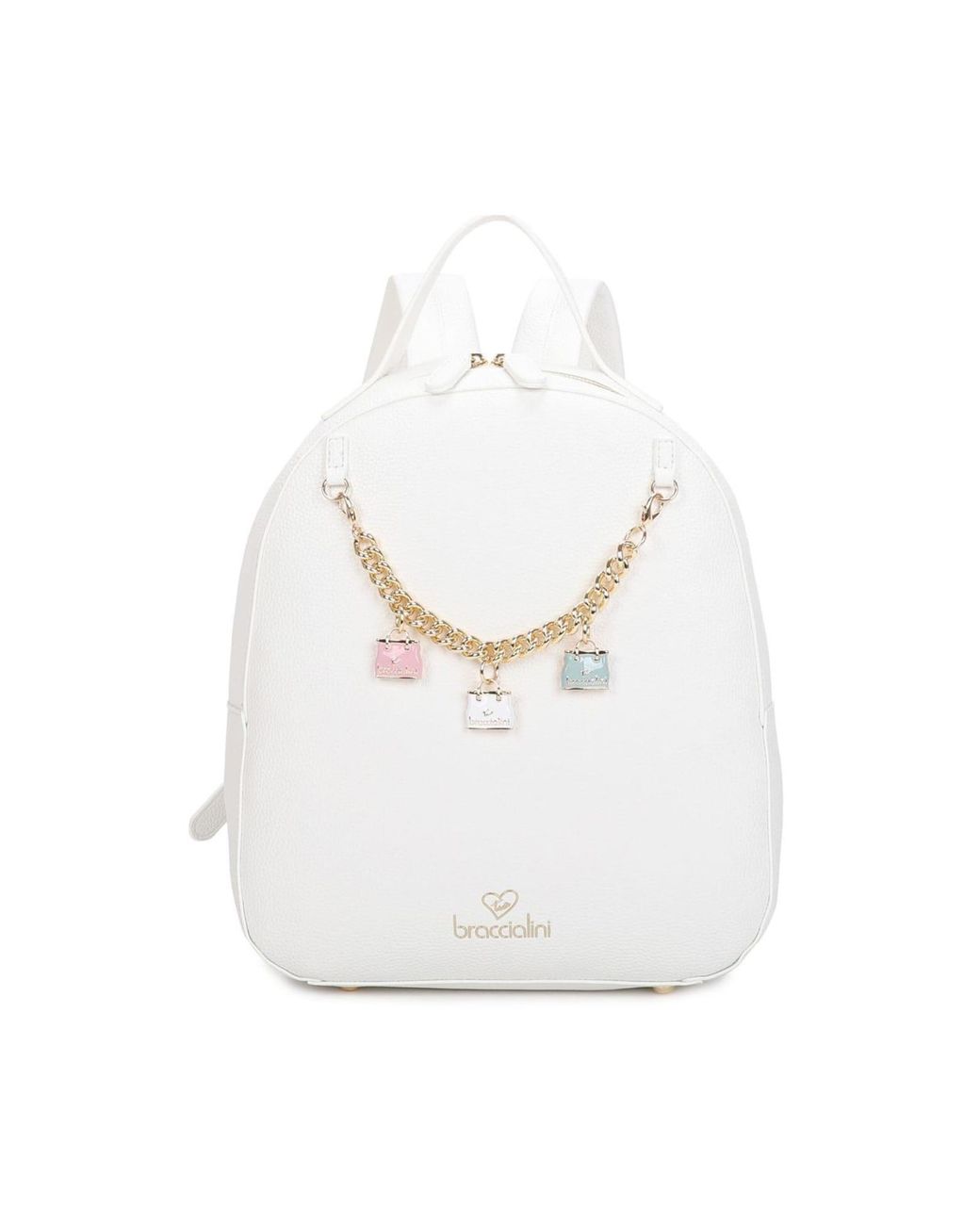 Braccialini White Rucksack Beth