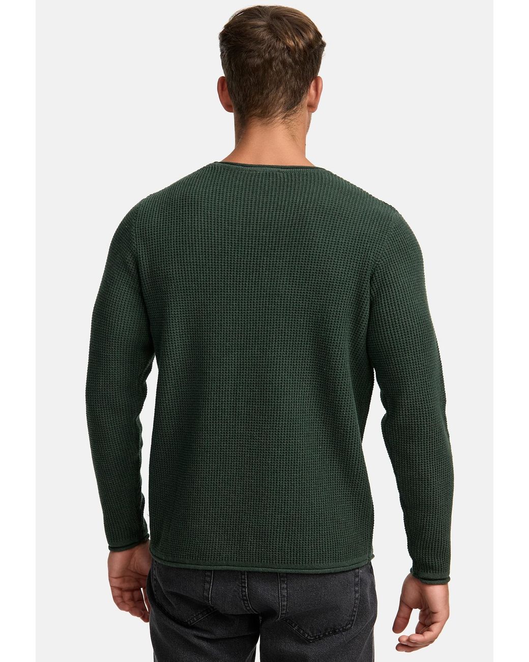 INDICODE Pullover Petri in Green für Herren