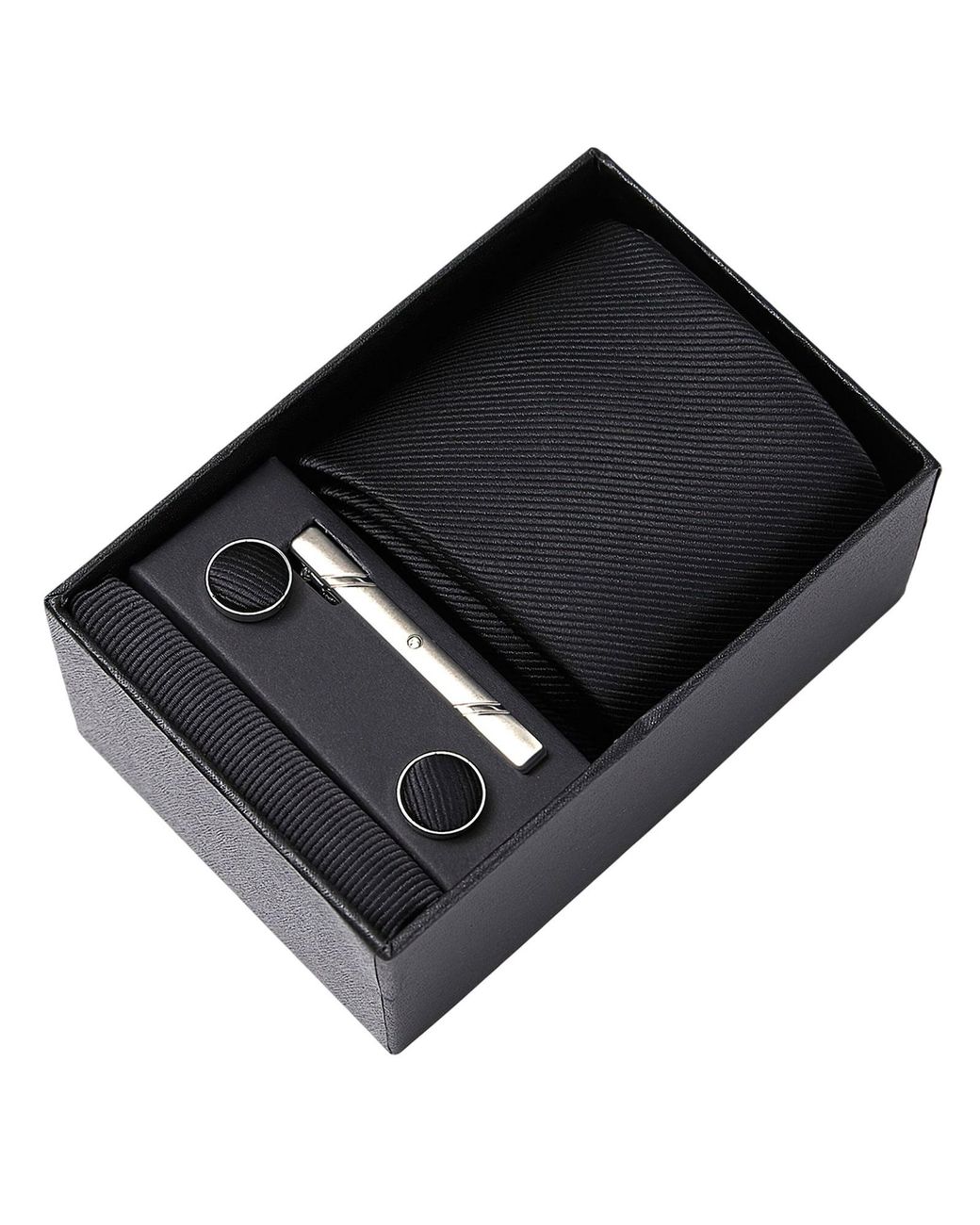 MAGICSHE Krawatte Krawatte in Black für Herren