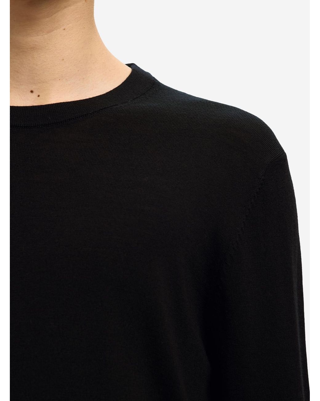 SELECTED Pullover Tray in Black für Herren