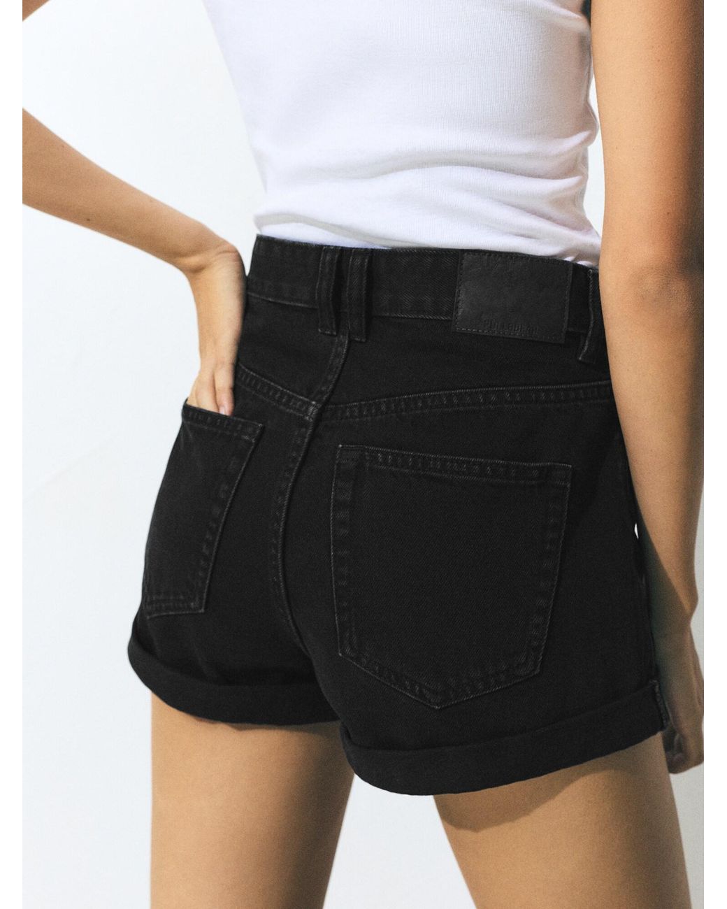 Pull&Bear Black Shorts
