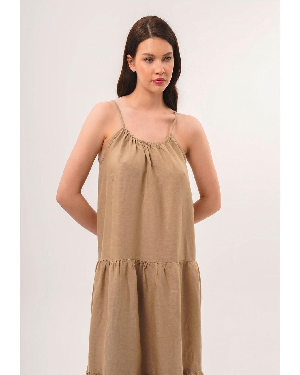 FRESHLIONS Natural Sommerkleid Jeanna