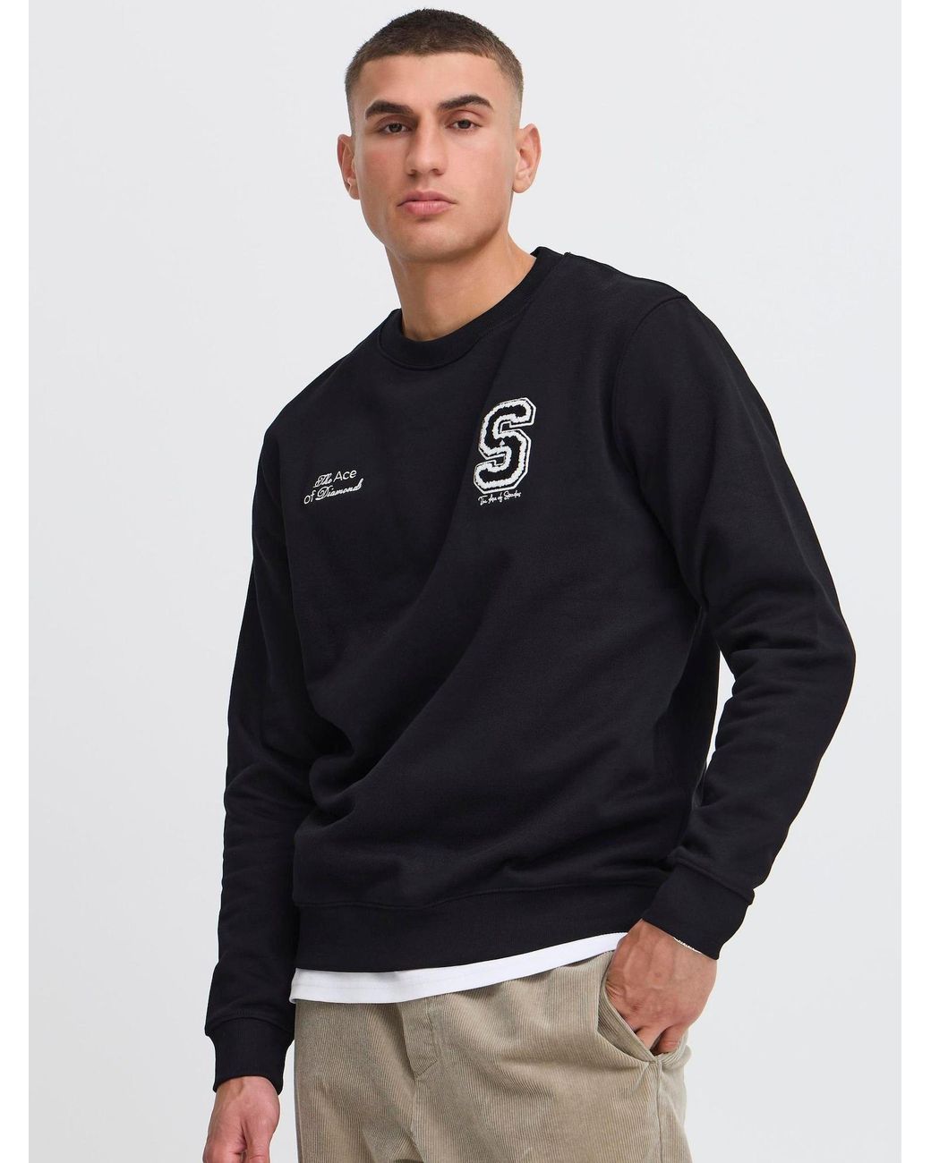 Solid Sweater Sdridley in Blue für Herren