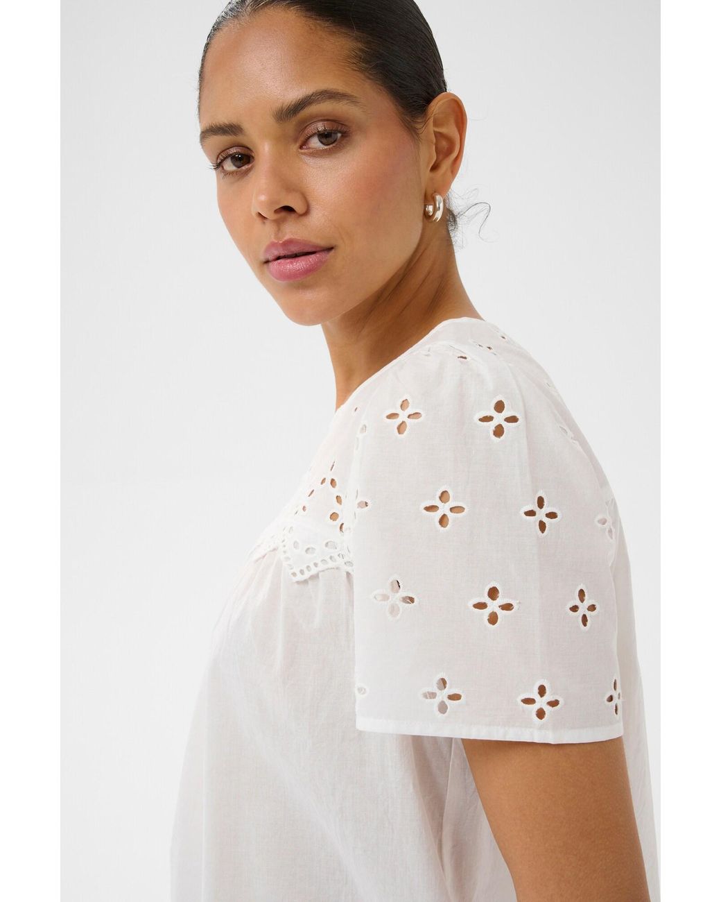 Kaffe White Bluse