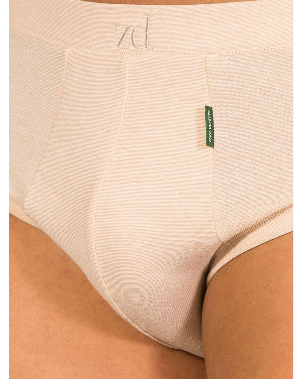 Zd - Zero Defects Slip Mini Egyptian Cotton in Natural für Herren