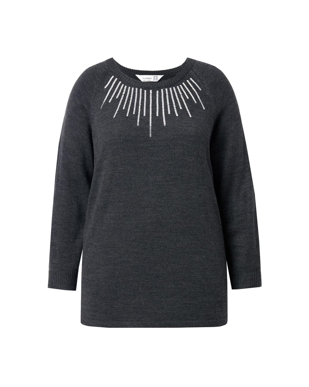 MIAMODA Black Pullover