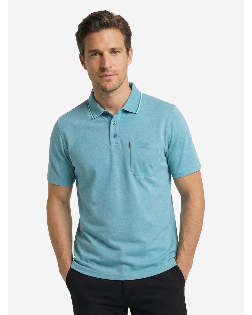 CASA MODA Shirt Basic in Blue für Herren