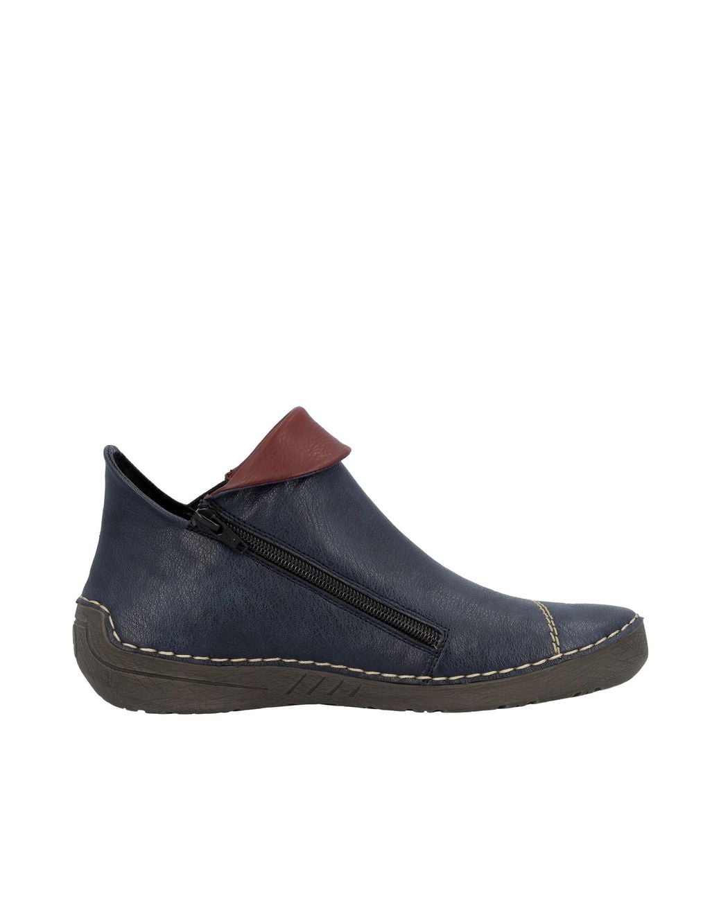 Rieker Blue Ankle Boots