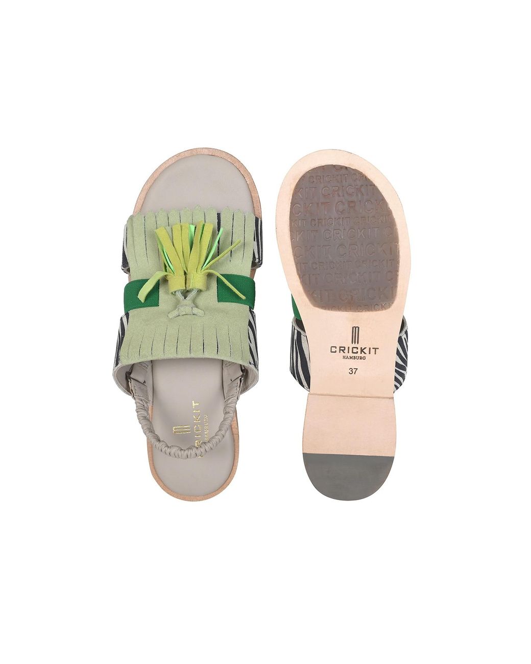 CRICKIT Green Sandale Roja