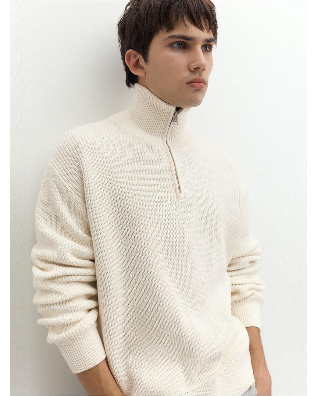 Pull&Bear Pullover in White für Herren
