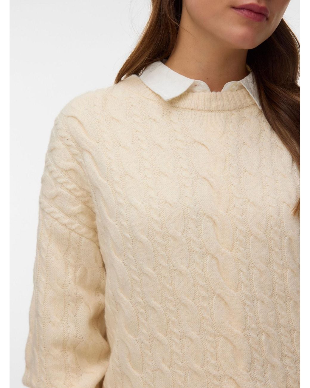Vero Moda Natural Pullover Vmsequoia