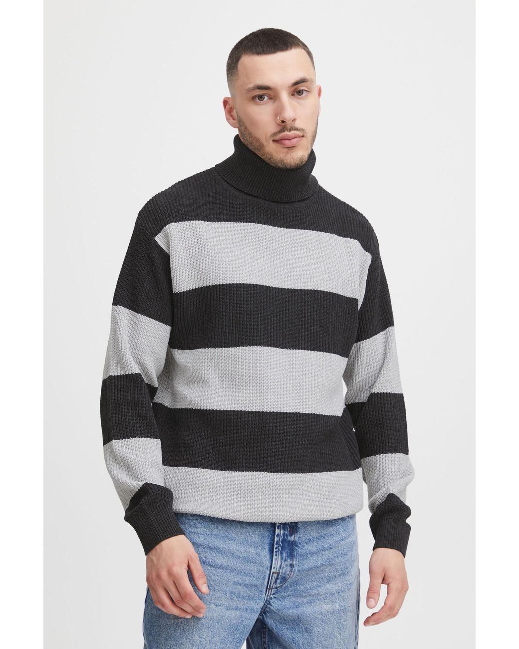 Solid Pullover Serge in Black für Herren