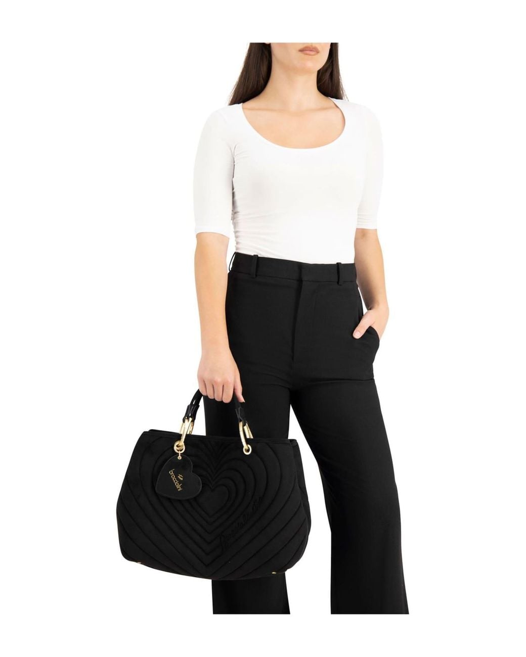 Braccialini Blue Handtasche Beth Matelass