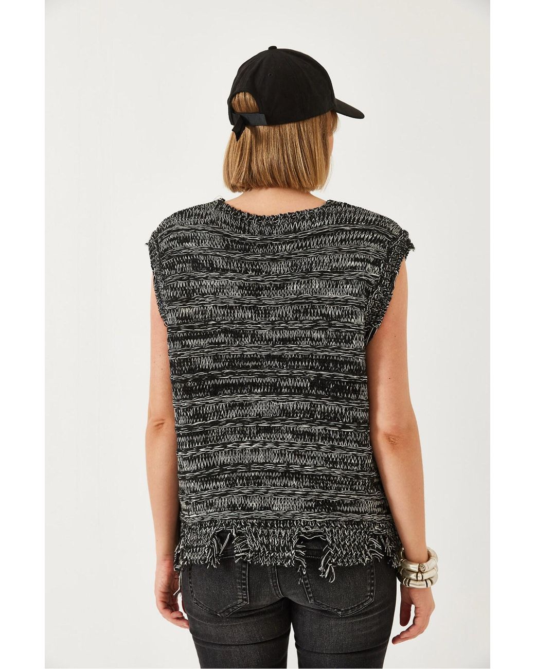 Bianco Lucci Black Pullunder