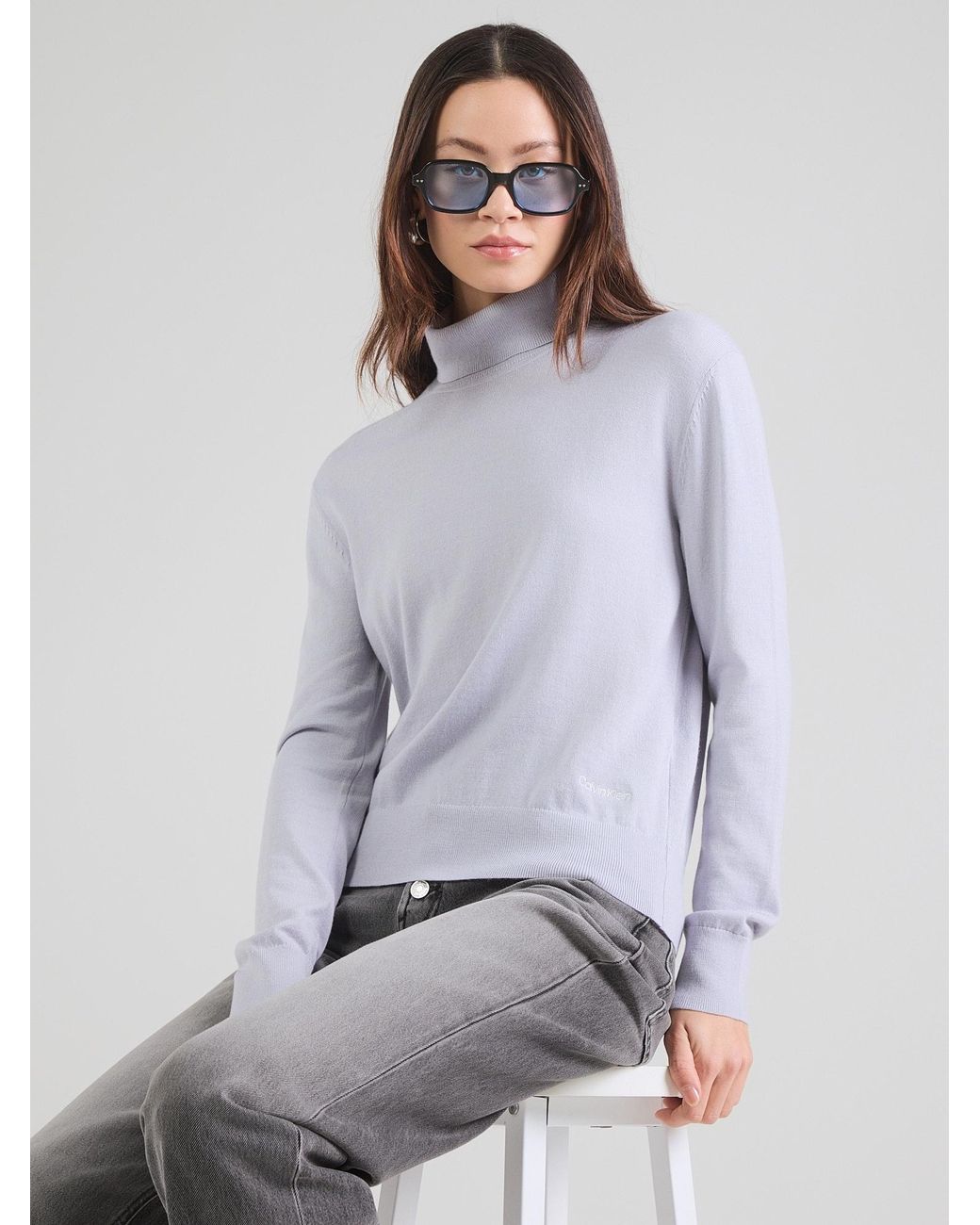 Calvin Klein White Pullover