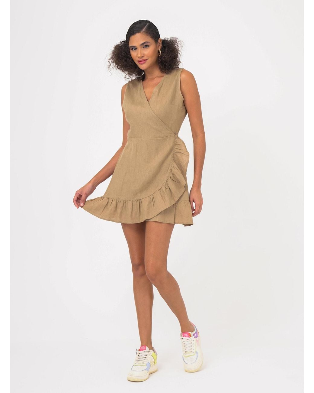 FRESHLIONS Natural Kleid Mailinda