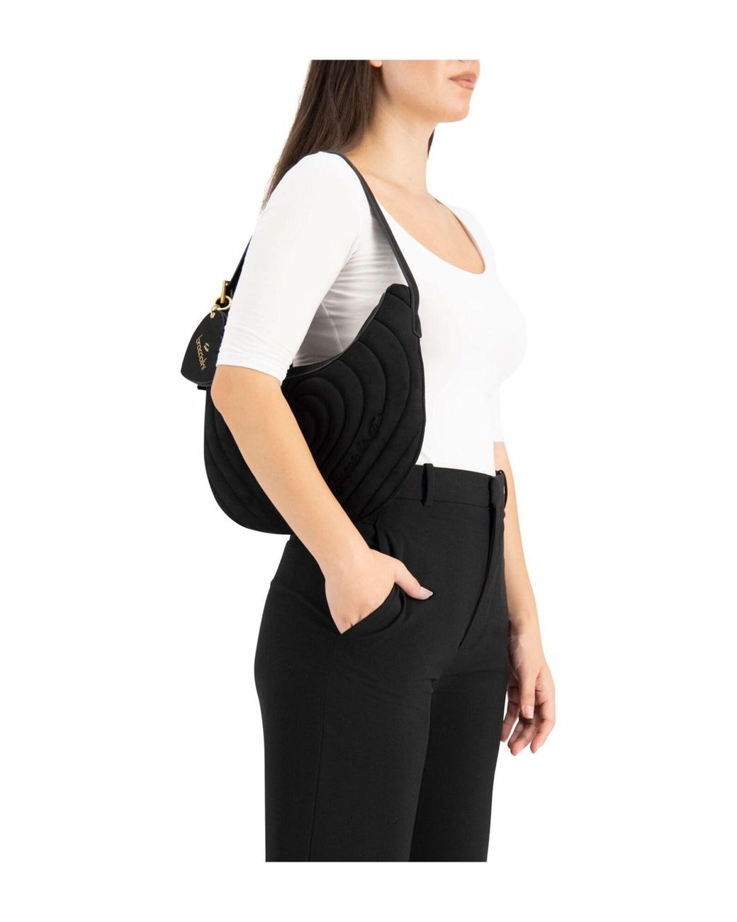 Braccialini Black Schultertasche Beth Matelass
