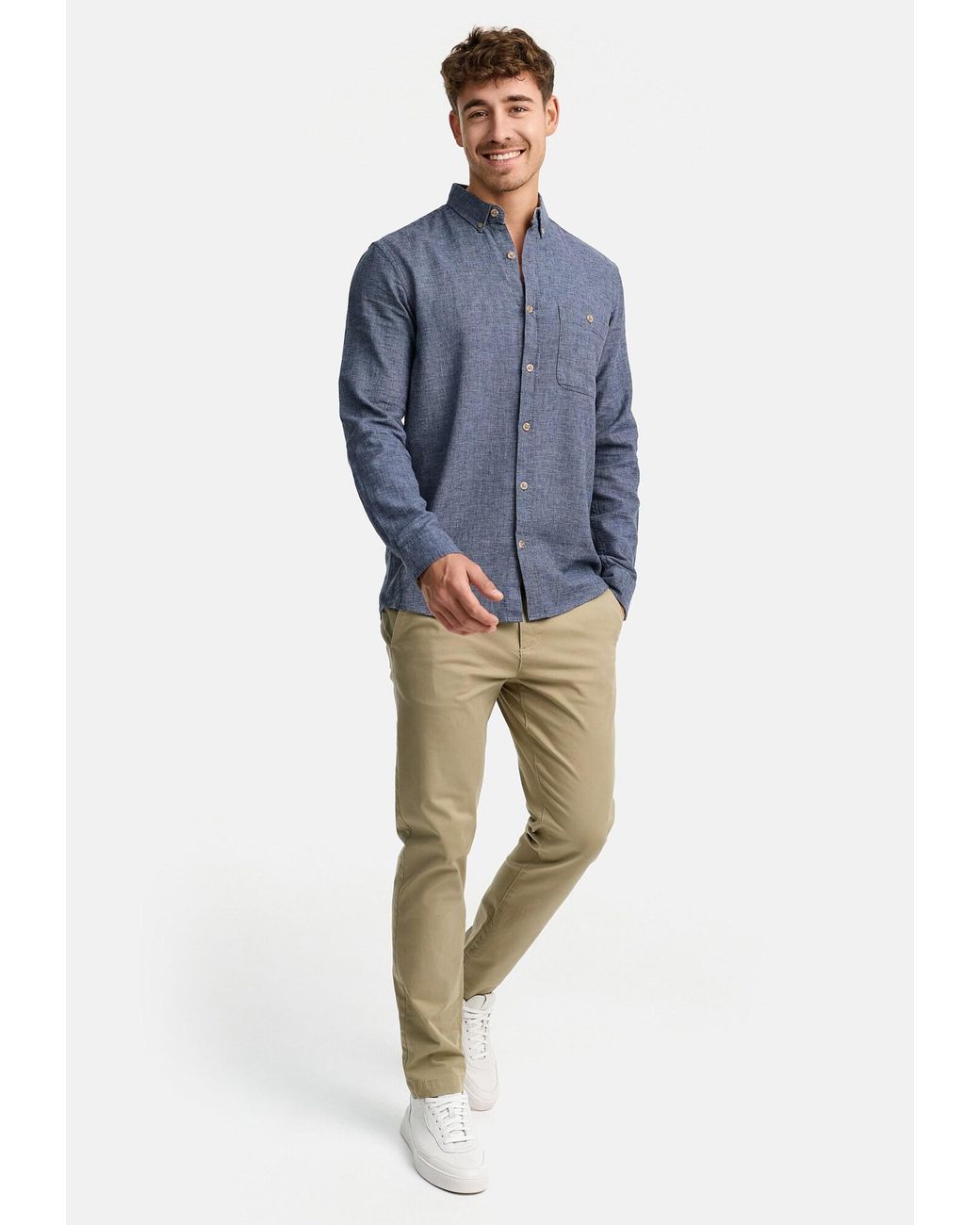 INDICODE Hemd in Blue für Herren