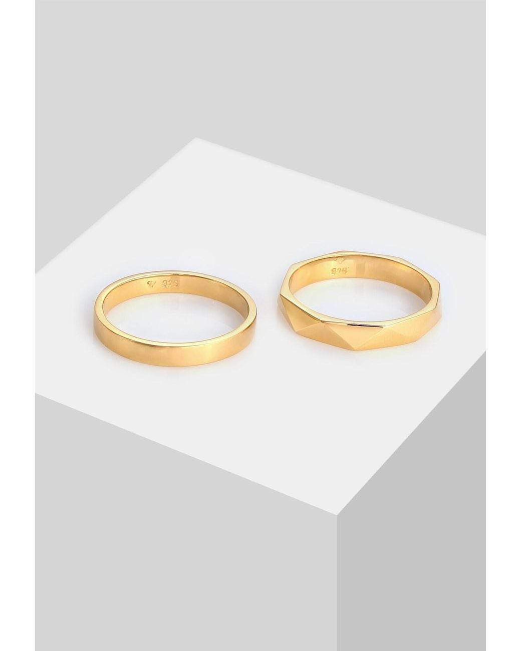 Elli Jewelry Metallic Ring Geo