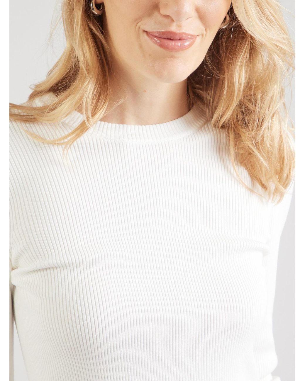 Numph White Pullover Shelba