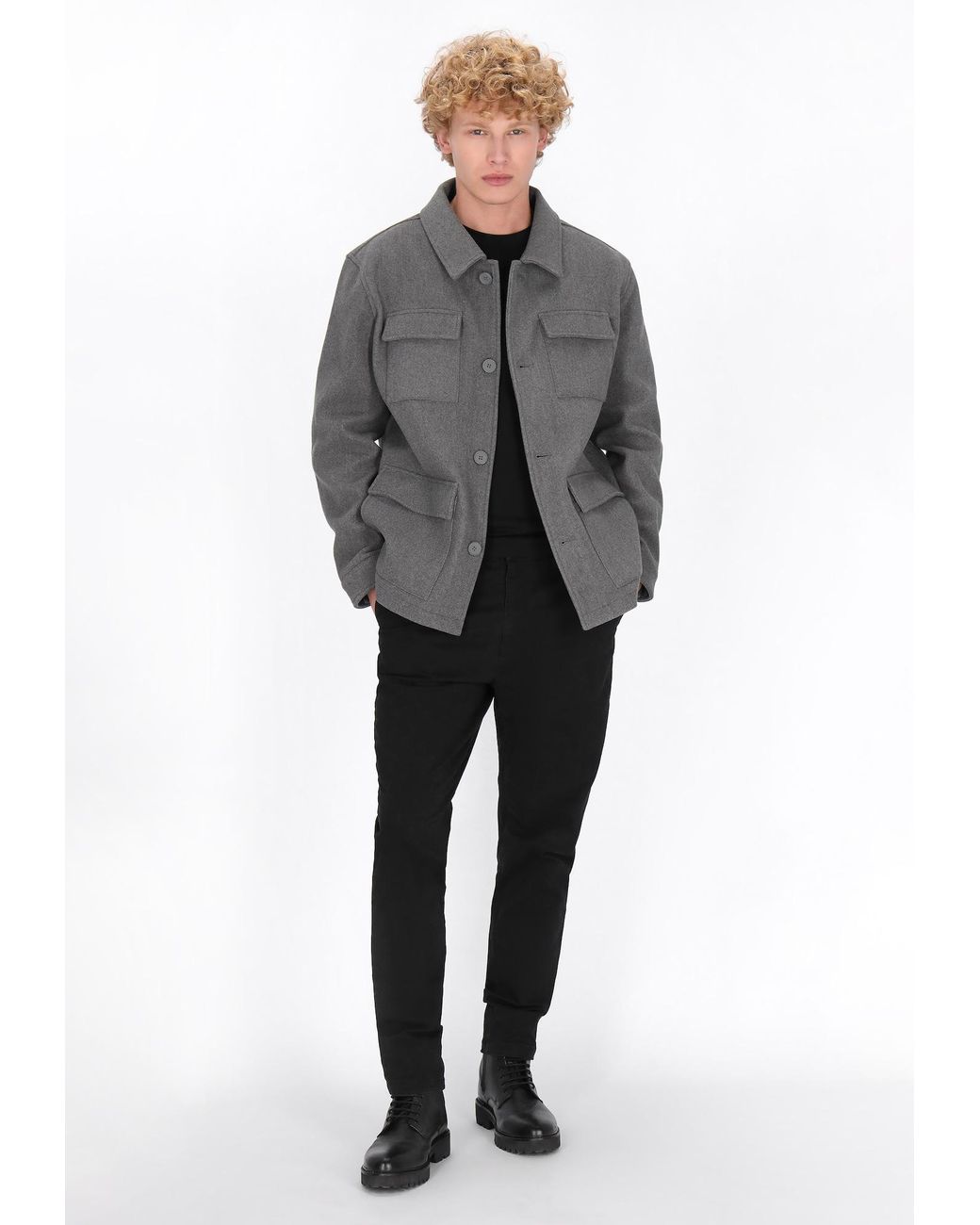 Mo Übergangsjacke in Gray für Herren