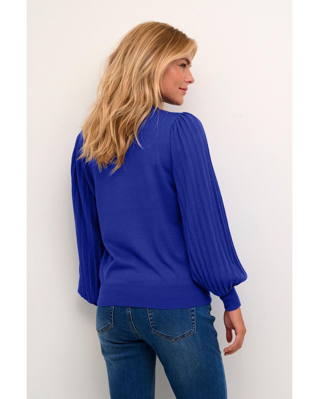 Kaffe Blue Pullover Lone