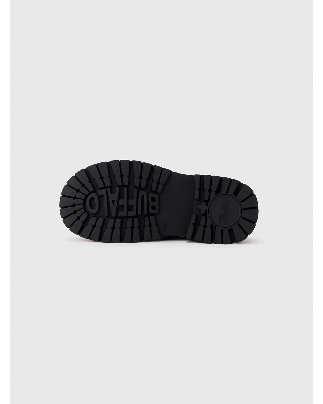 Buffalo Black Pantolette Lennox