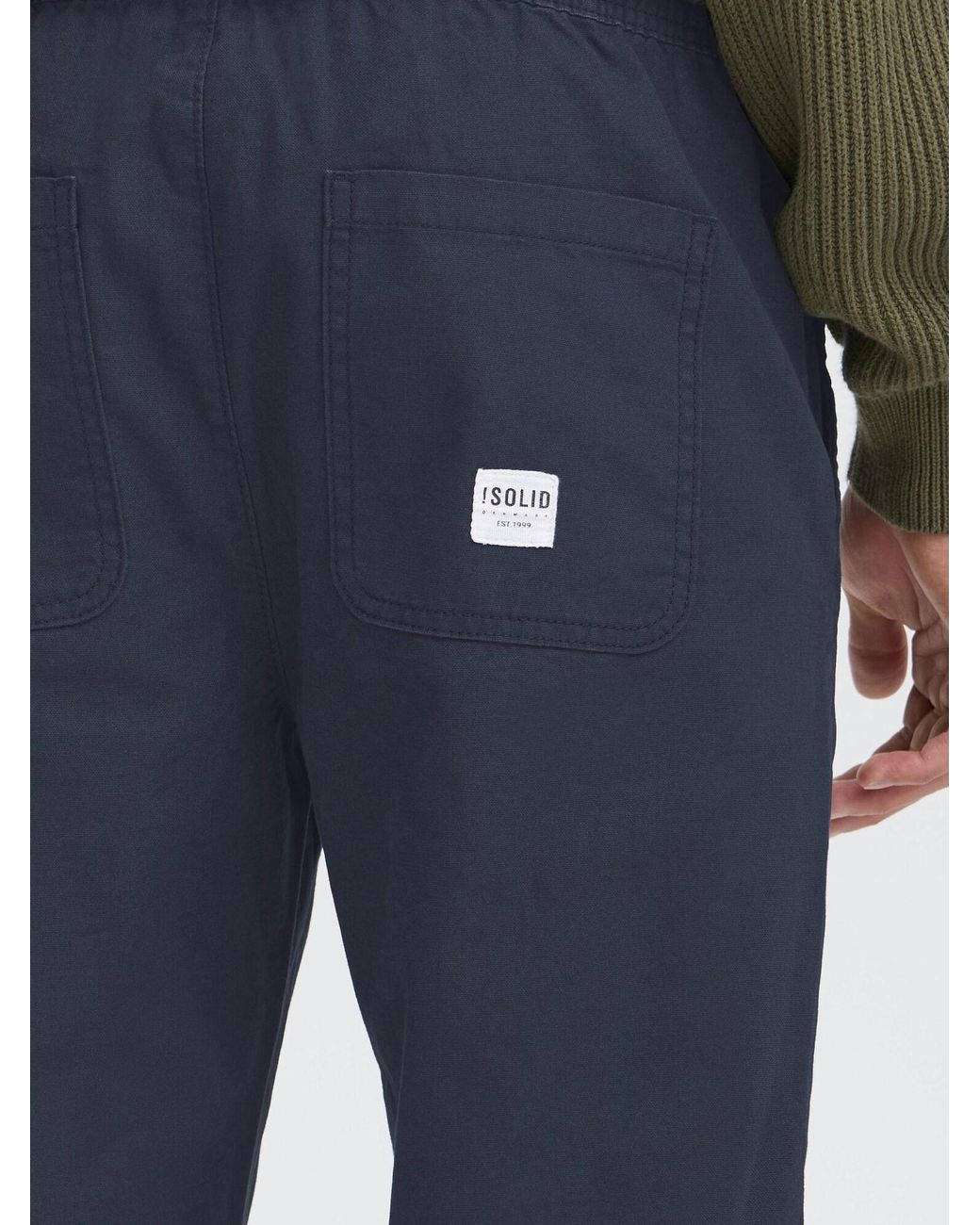 Solid Hose Cai in Blue für Herren