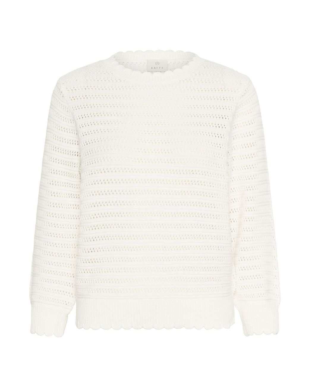 Kaffe White Pullover