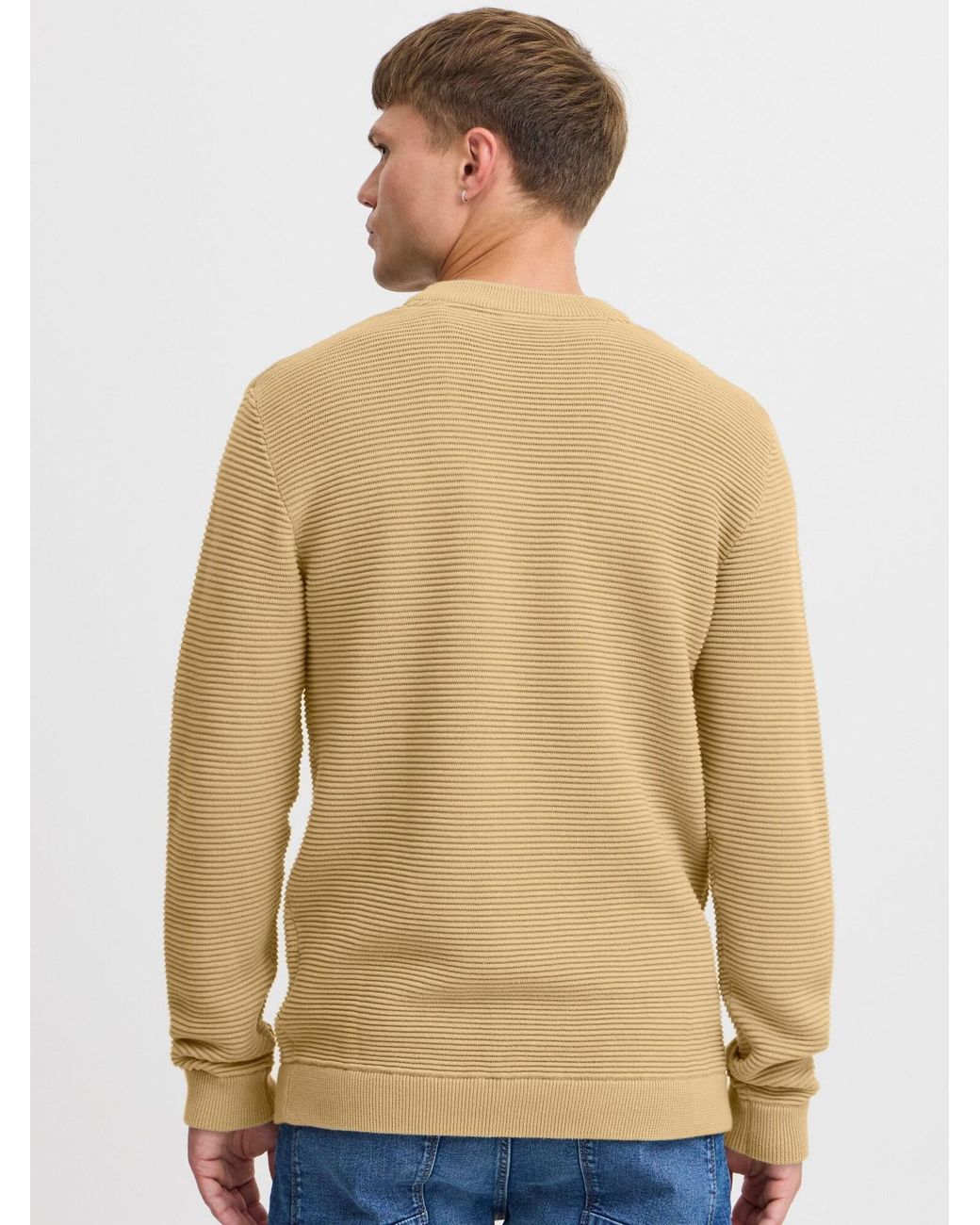 Solid Pullover Valencia in Natural für Herren