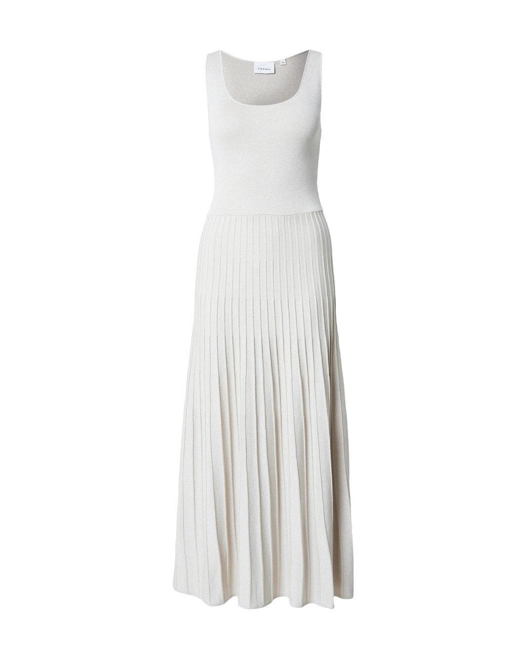Comma, White Strickkleid