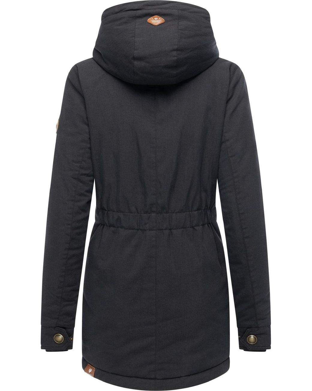 Ragwear Black Parka Monadena