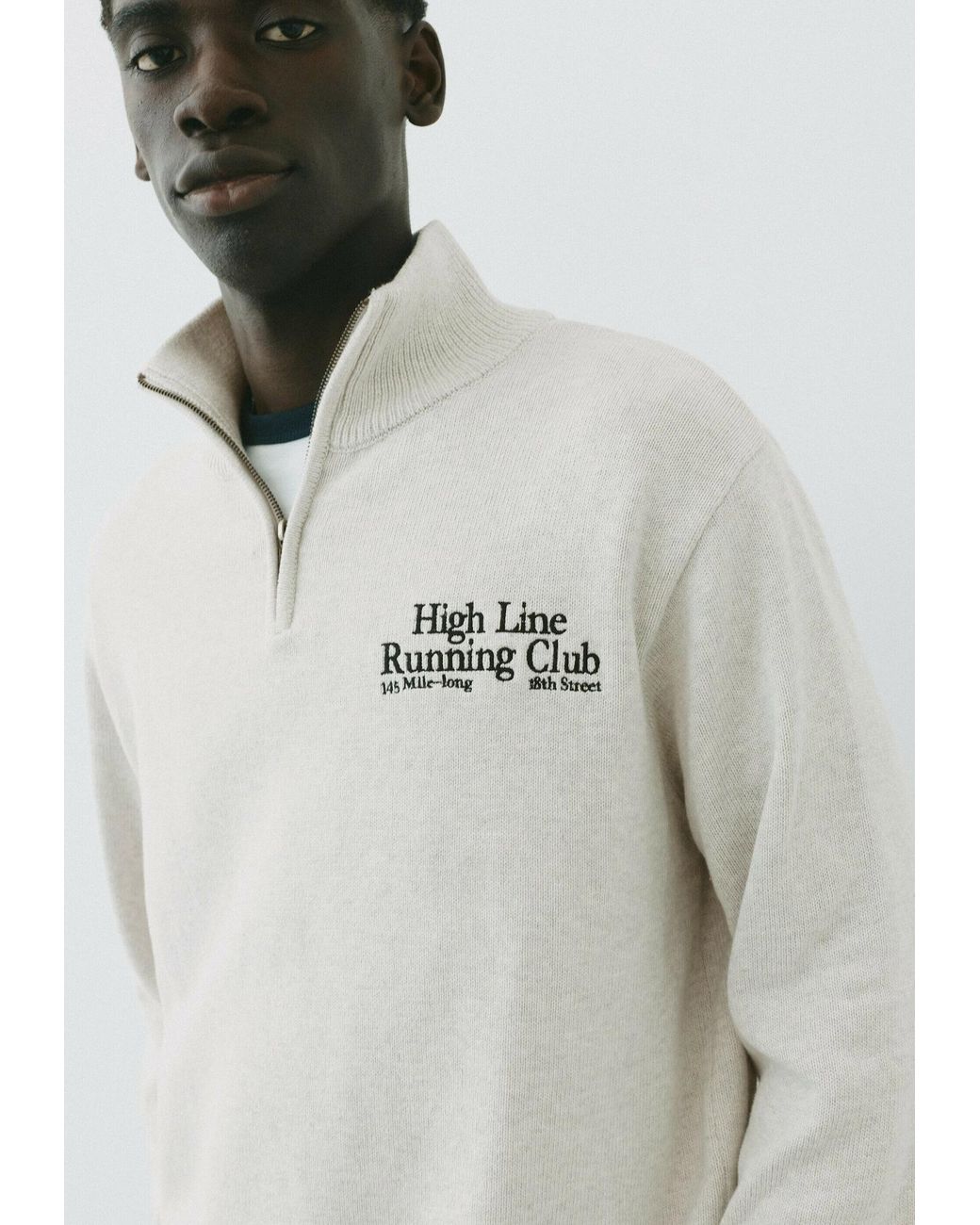 Pull&Bear Pullover in White für Herren