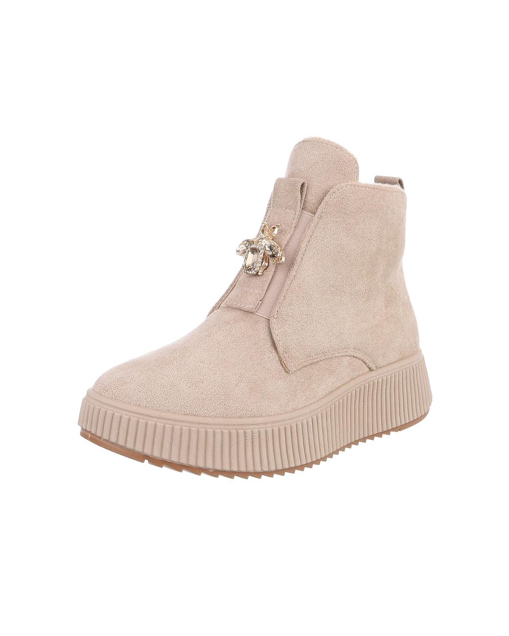 Ital-Design Natural Stiefelette
