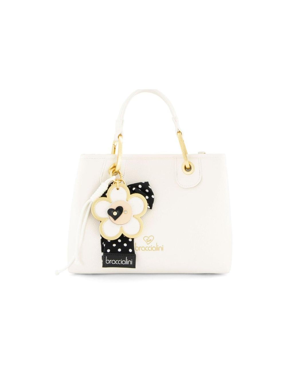 Braccialini White Handtasche Beth