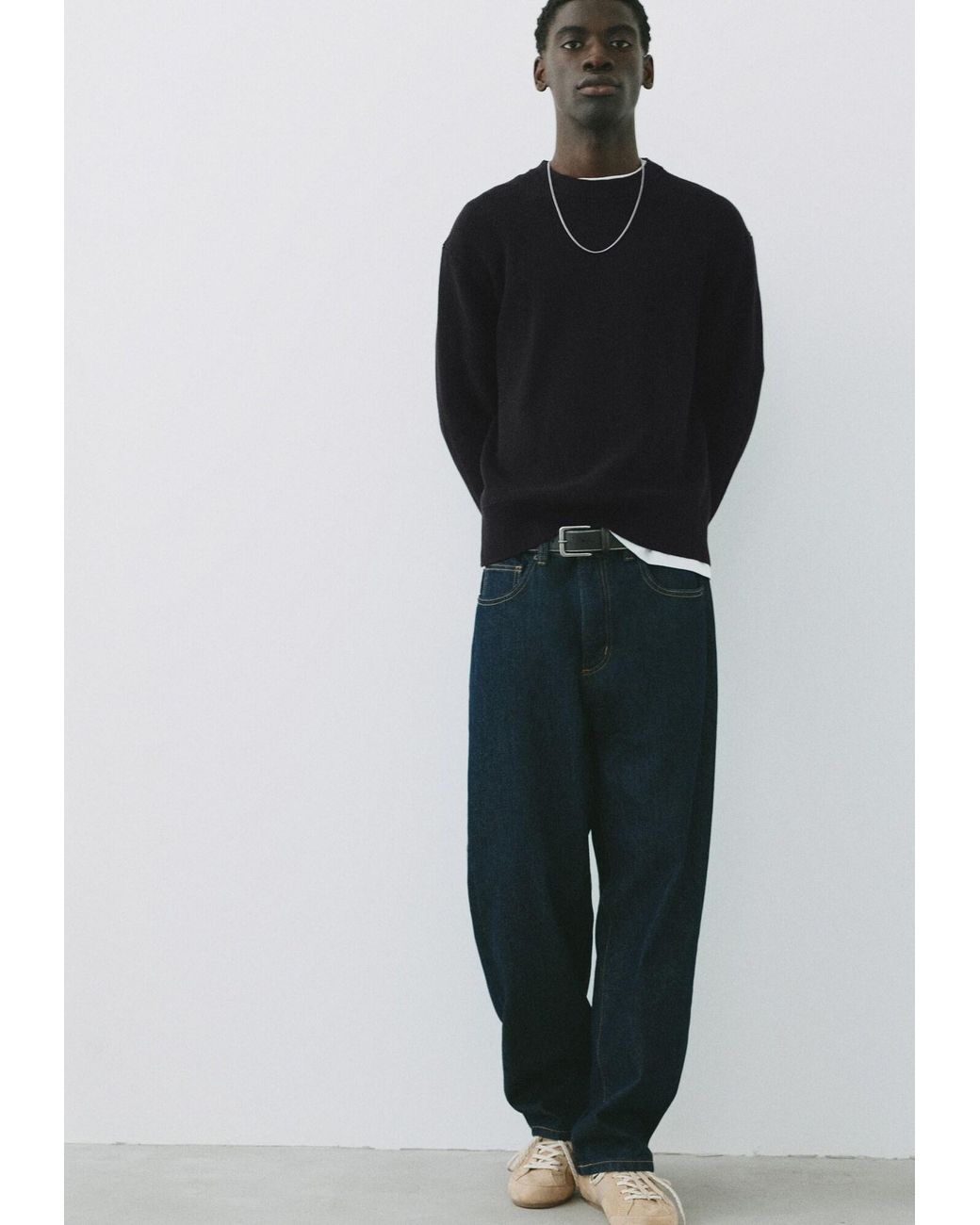 Pull&Bear Pullover in Black für Herren