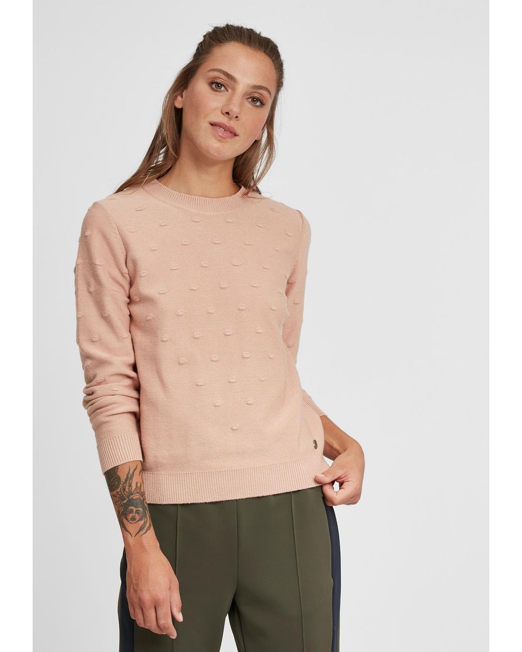 Oxmo Pink Pullover Dotta