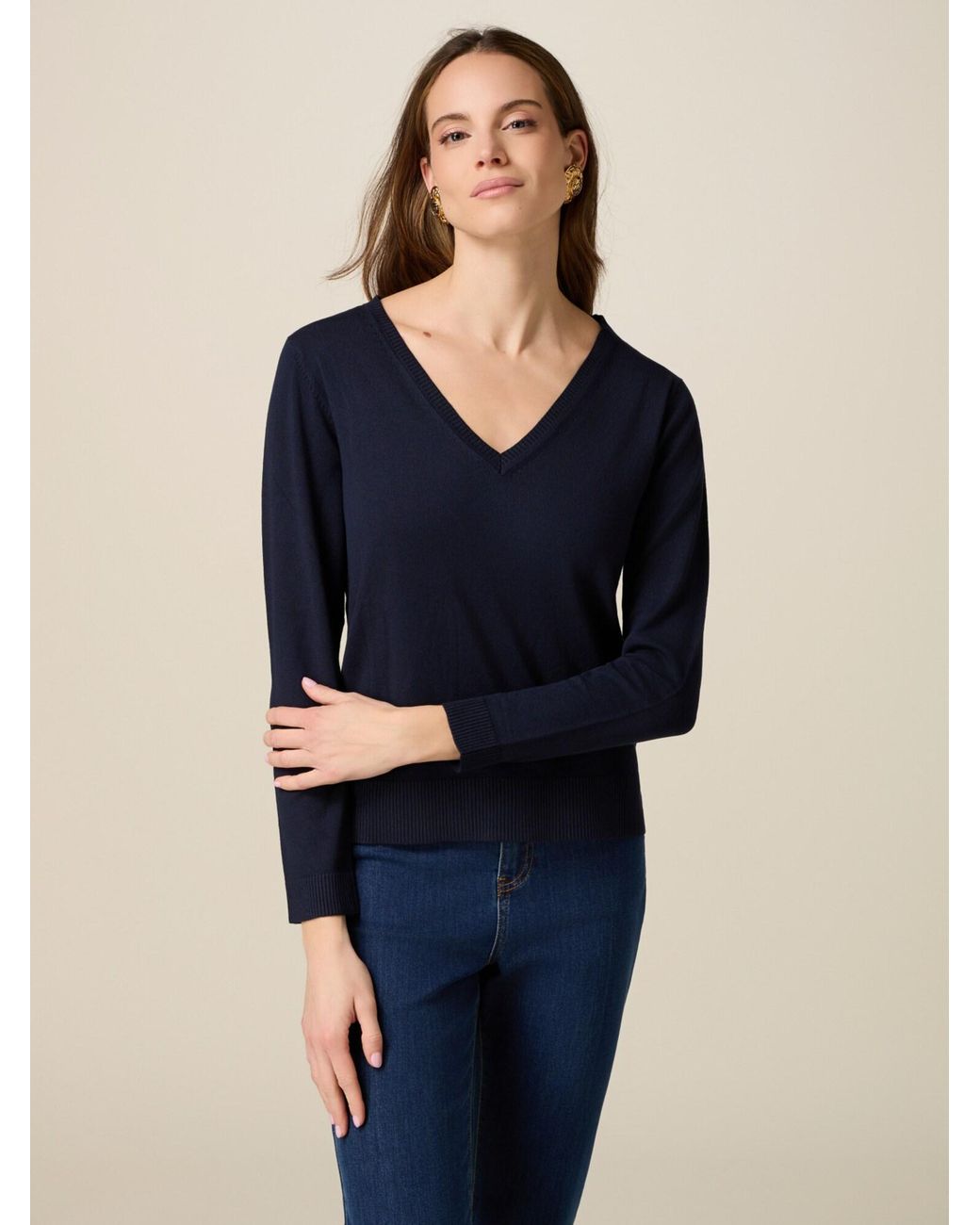 Oltre Blue Pullover