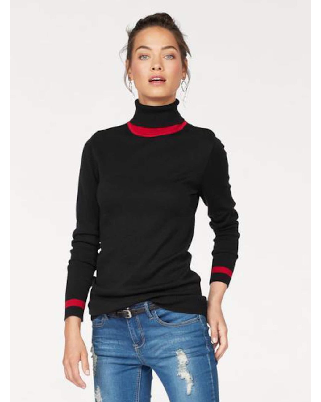 AJC Black Rollkragenpullover