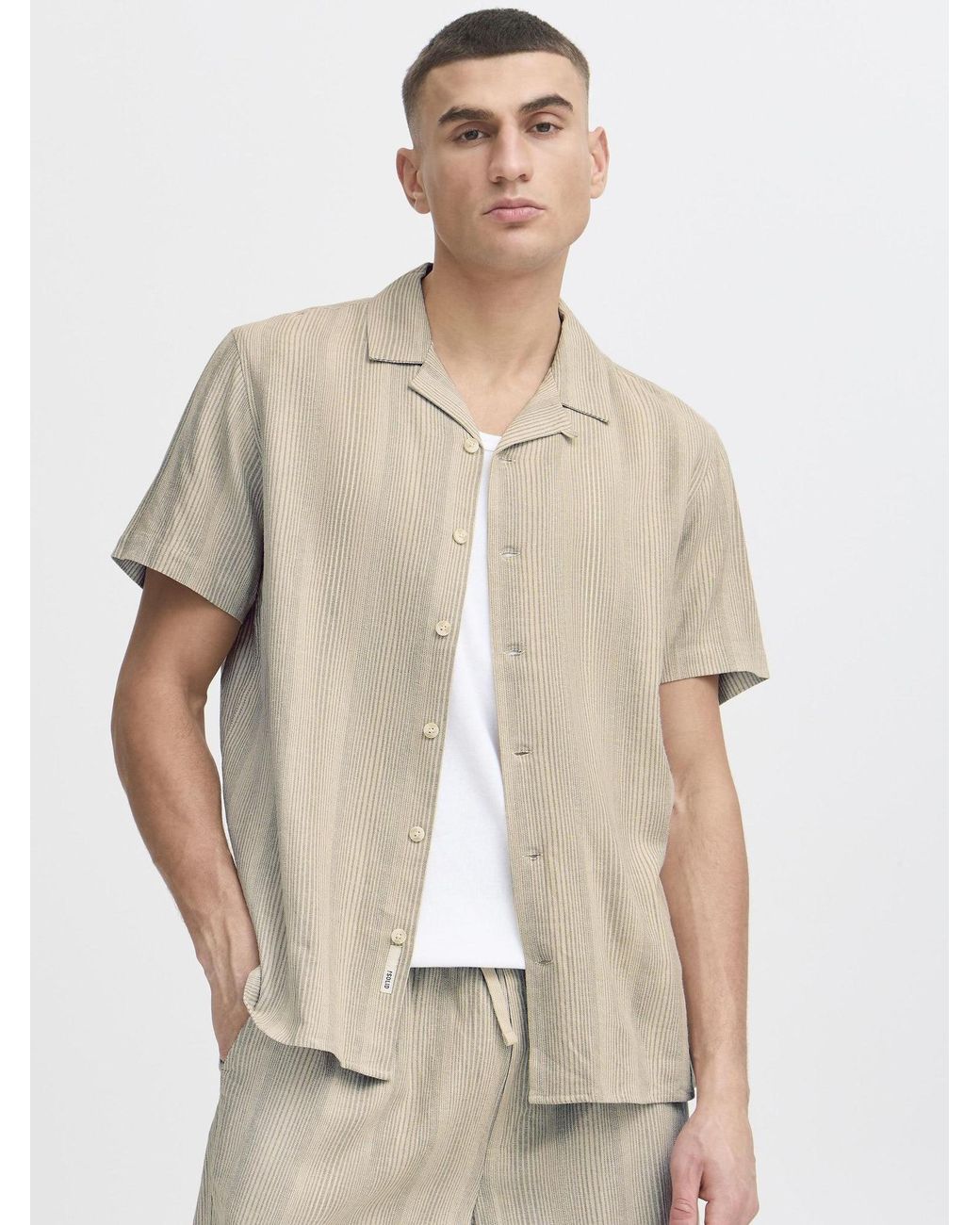 Solid Hemd Sdpaick in White für Herren