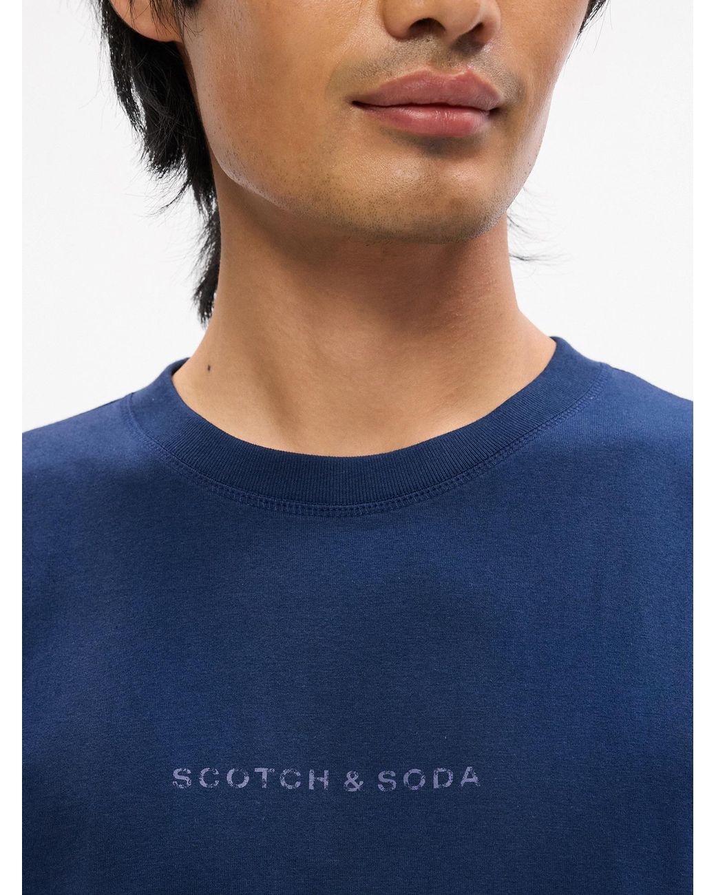 Scotch & Soda T-Shirt Seasonal Core in Blue für Herren