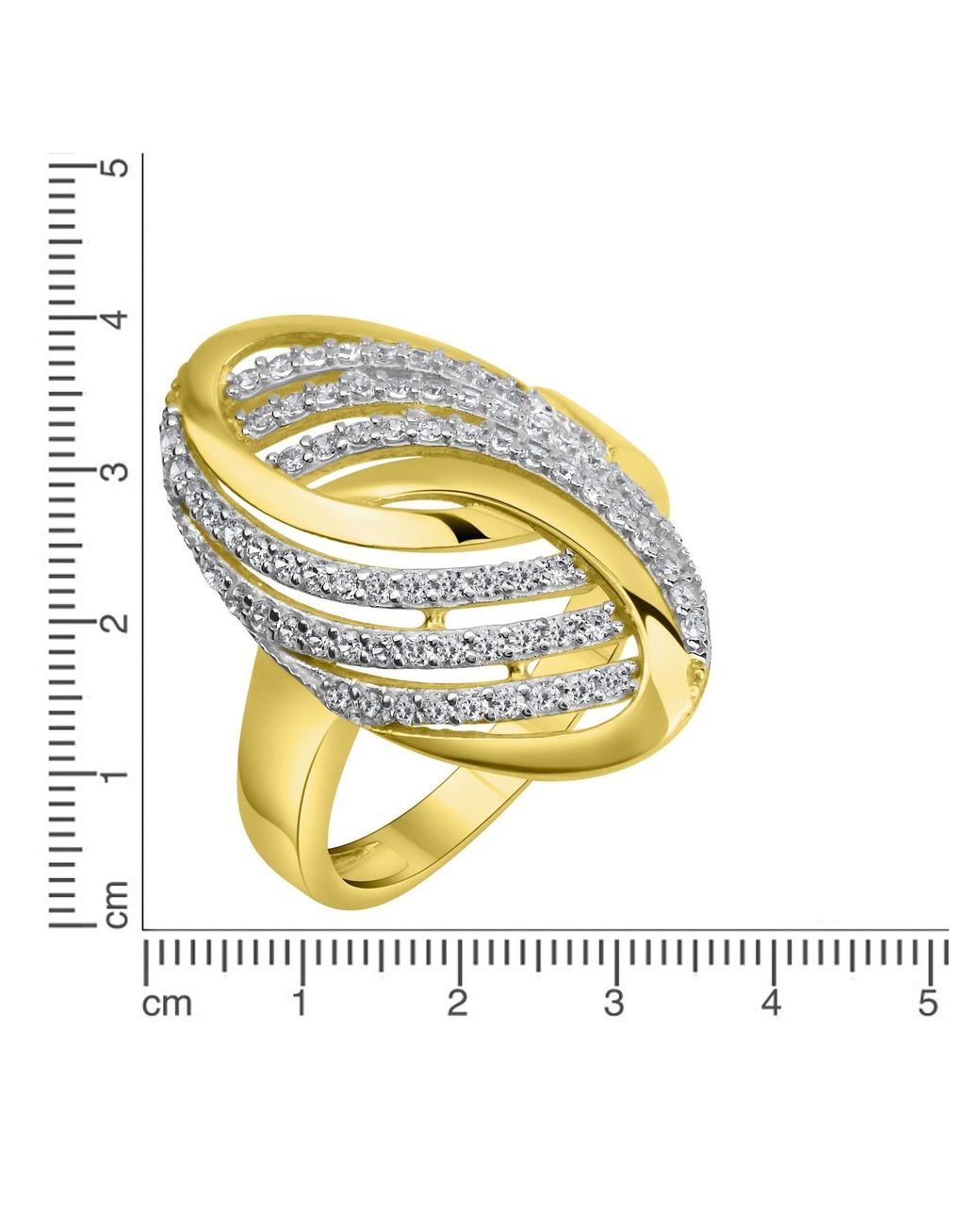 Fascination by Ellen K. Metallic Ring