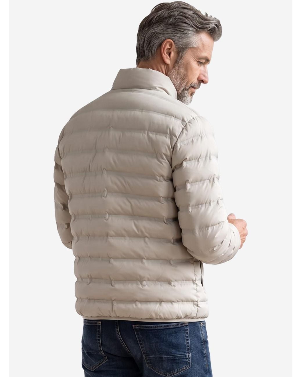 Redmond Übergangsjacke Basic in Natural für Herren