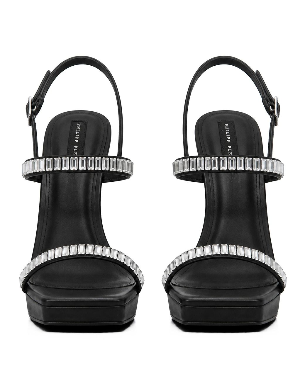 Philipp Plein Black Sandale