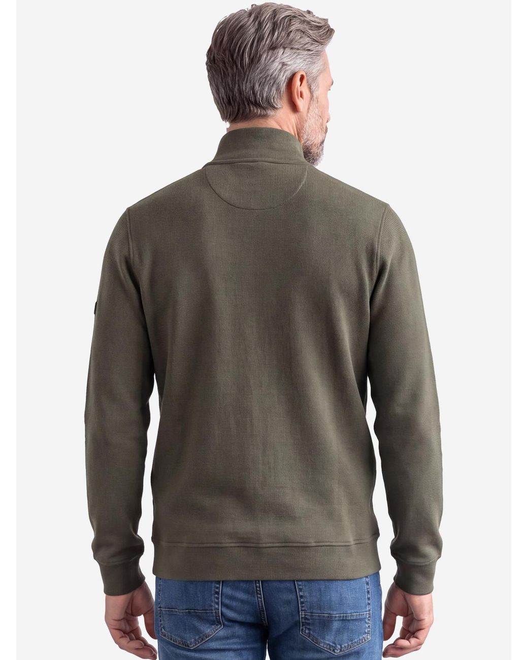 Redmond Pullover Basic in Green für Herren
